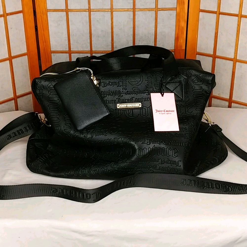 ***REDUCED***Juicy Couture Word Play Weekender Bag